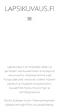 Mobile Screenshot of lapsikuvaus.fi